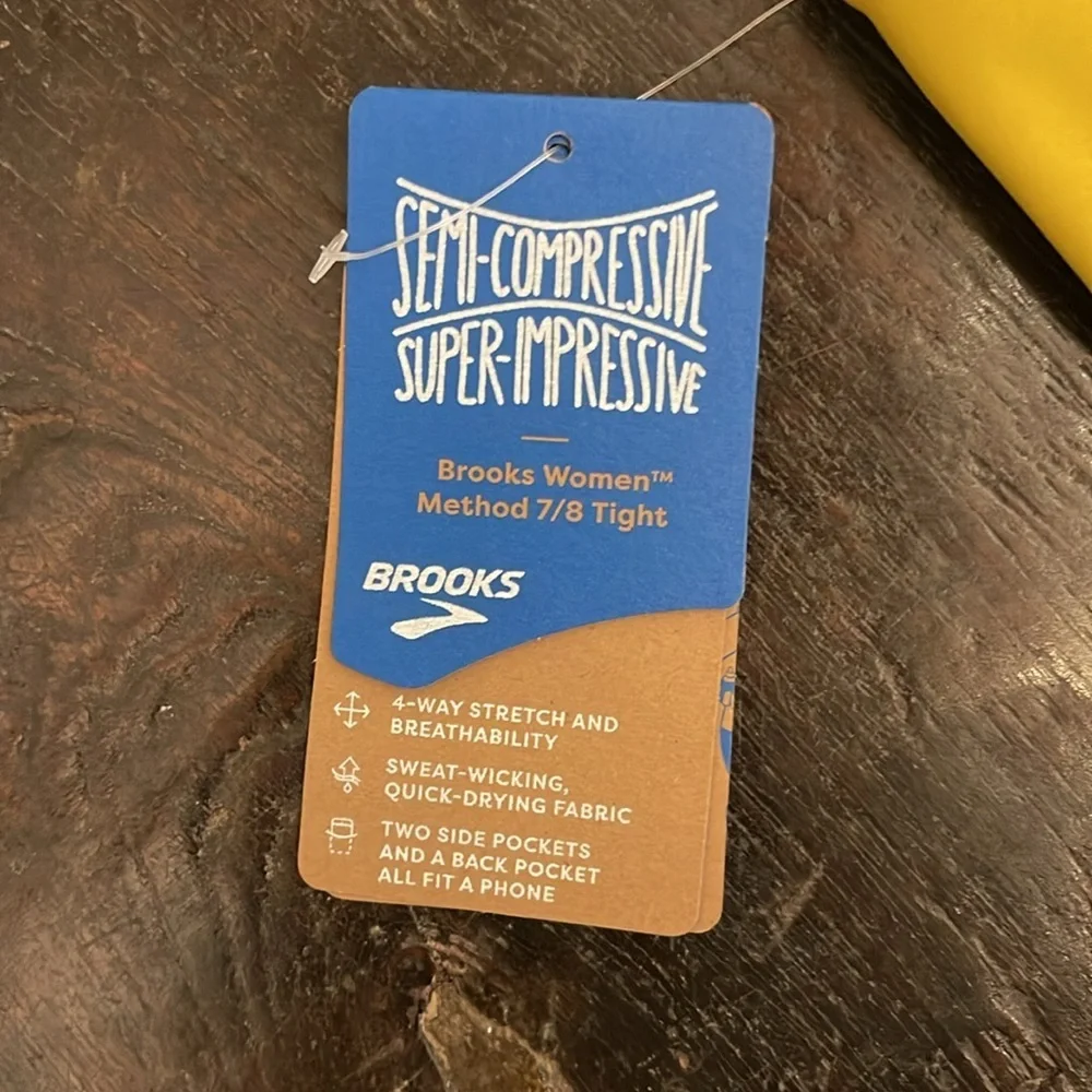 NWT Brooks Women Method 7/8 Tight - Picture 5 of 6
